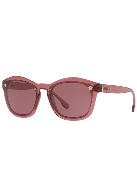 versace square monochromatic medusa-detail sunglasses|Versace Medusa sunglasses for sale.